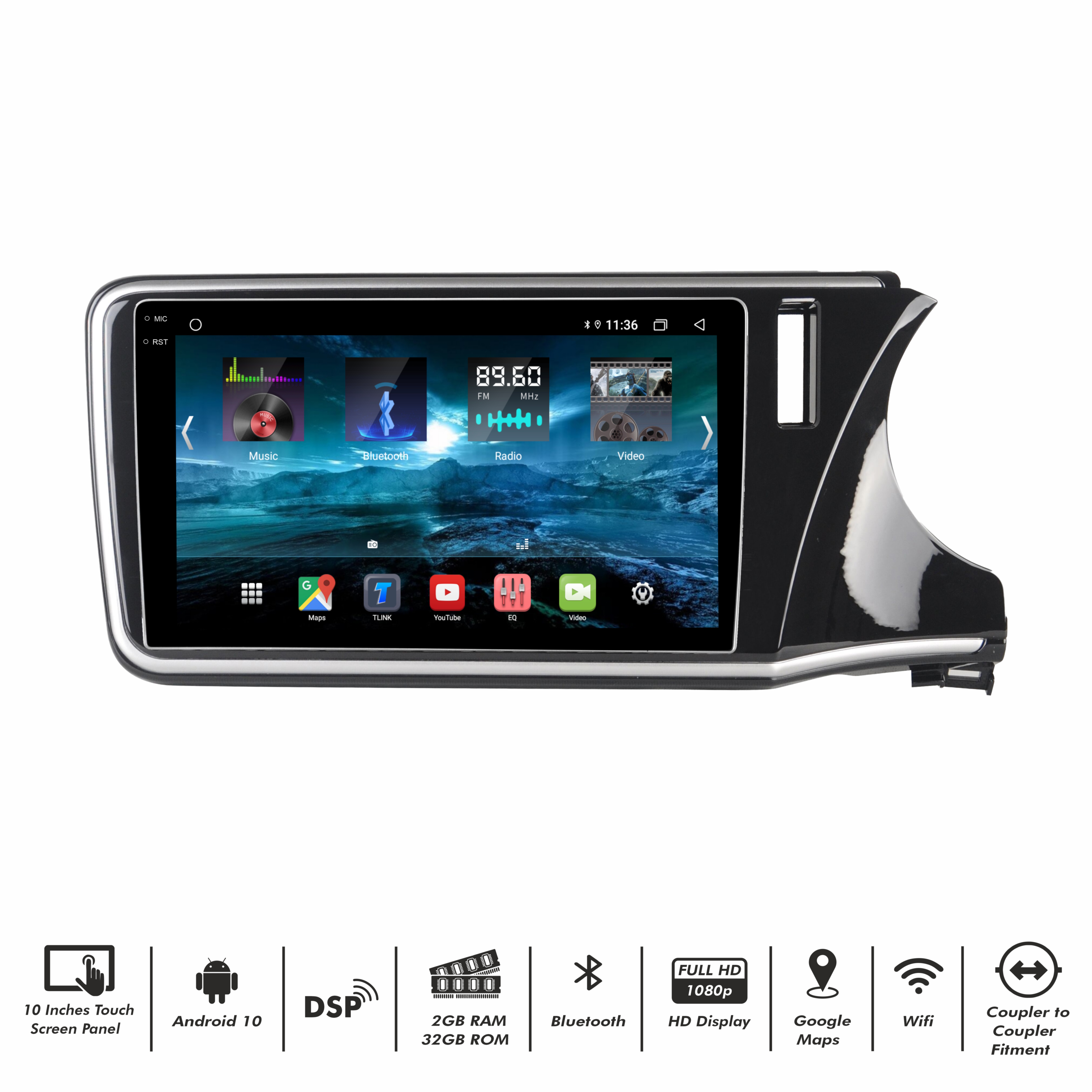 Honda City (2014-20) Android Music System